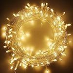 Twinkle Star LED String Lights, Plug in String Lights 8 Modes Waterproof for Indoor Outdoor Christmas Tree Wedding Party Bedroom