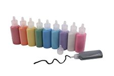 Sand art | Sand bottles | Pack of 10 colours | Easy pour bottles