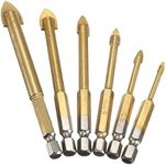 NUZAMAS Set of 6 Titanium Coated Gl