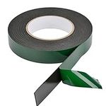 TIMESETL 10m(25mm) Foam Tape Double Sided Waterproof Mounting Tape Adhesive Sponge Tape for Automotive Grade Car Trims Number Plate Fixing