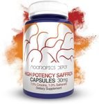 High Potency Saffron Extract Capsules | 30mg | Minimum 7.5% Crocins and 1% Safranals | Crocus sativus | 60 ct