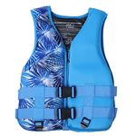 NJBZDA Kayak Life Jacket Vest, Swimming Vest for Adult/Kids Portable Breathable Water Sports Vest for Fishing Surfing Sailing Boating Kayaking Drifting 20-120KG