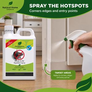 Peppermint Oil Mouse Repellent 2.5L – Natural Rodent Deterrent
