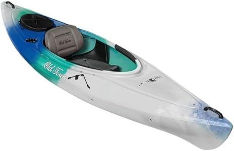 Old Town Heron 9XT Solo Sit-Inside Recreational Paddle Kayak, 9 ft 6 in, Horizon