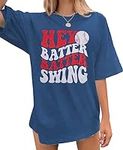 Baseball Shirt Women: Oversized Bas
