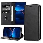 DENDICO Case for Xiaomi Redmi Note 9 / Redmi 10X 4G, Classic PU Leather Magnetic Wallet Case, Flip Folio Protective Phone Cover Compatible with Xiaomi Redmi Note 9 / Redmi 10X 4G, Black