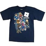 MEIJER Roblox Child Youth Unisex Boys Girls T-Shirts 3D Cartoon Characters T-Shirt Family Games Tops Tees for Boy Girl (Size 8)