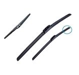 AutoClean Frameless/Soft Wiper Blade + Rear Blade For Maruti Vitara Brezza (pack of 3 pec)