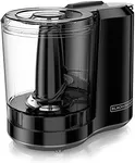 Black+Decker HC300BC Black + Decker 3-Cup Food Processor, One Touch Pulse, Dishwasher Safe Parts, 3-Cup, Black