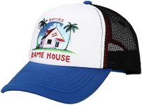 Dragon Ball Kame House Plain White Adjustable Trucker Hat