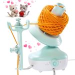 Caydo Yarn Winder, Electric Wool Winder for Crocheting, Automatic Yarn Cake Winder with Dual Tension Spring Stepless Speed, Compact 7oz Yarn Winder Portable Yarn Spinner, Ideal for Crochet Lovers