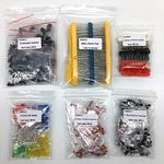 Electronic Component Assortment kit Capacitor Resistor LED Diode Transistor 1390Pcs