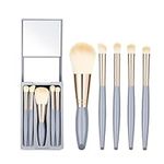 travel makeup brush set，travel size makeup brushes，travel small makeup brush set， makeup brush travel case， mini makeup brushes travel set, travel make up brushes set, eyeshadow brush set， eye shadow