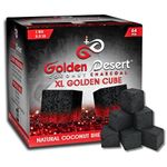 GOLDEN DESERT XL Coconut Hookah Charcoal 26MM