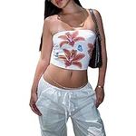 Y2k Tube Top for Women Sexy Straple