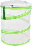 ZOENAR Butterfly Habitat Insect Cage 30X35CM, Butterfly Terrarium Pop up Clear Mesh Caterpillars Habitat Cage with Top Windows for Boys and Girls Ages 5+