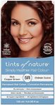 Tints of Nature 5R Rich Copper Brown Permanent Hair Dye, Nourishes Hair and Covers Greys, Ammonia-Free, 130ml