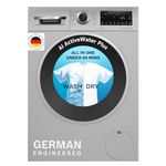 Bosch 10.5/6 KG Inverter Fully Automatic Front Load Washer Dryer with LED TOUCH DISPLAY (WNA264U9IN,Silver)