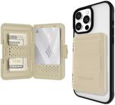 Pelican MagSafe Wallet for iPhone | Heavy Duty MIL-STD Snap-On iPhone Magnetic Wallet & Phone Card Holder | Detachable & Slim Hard Case Wallet for iPhone Pro Max 16/15/14/13/12 Series | Desert Tan