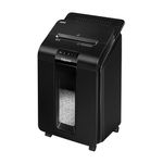 Fellowes Paper Shredder for Home Office Use - 100 Sheet Auto Feed, 10 Sheet Manual Feed Mini Cut Shredder - AutoMax 100M Hybrid Shredder with Sleep Mode Feature & 23L Bin - Advanced Security P4, Black