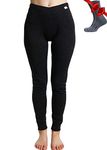 Merino Wool Base Layer Womens Leggings 100% Merino Thermal Underwear Pants for Women Midweight + Wool Socks (Medium, Charcoal Grey 250)