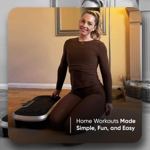 WeightWorld Vibration Plate Exercise Machine – Full Body Workout Platform