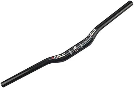 RXL SL Carbon Bike Handlebar 31.8mm Full Carbon Fiber Mountain Bike Handlebars 680-760mm Riser/Flat Bars MTB Handlebars Black (Riser 760mm)