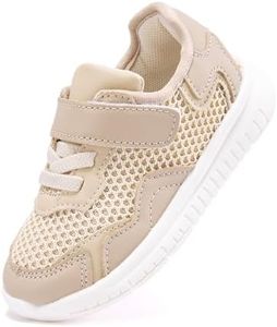 BMCiTYBM Baby Walking Shoes for Infant Boys Girls Lightweight Breathable Sneakers Non-Slip Casual Outdoor Indoor 12-18 Months Camel Size 5 Toddler