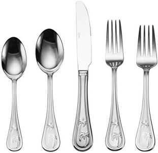 Towle Everyday Palm Breeze 20-Piece Stainless Steel Flatware Set, Service for 4