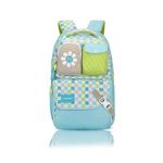 uppercase 35L Luna 02 | School Bag for Girls | Double Compartment with 2 Small Front Pockets | Padded Shoulder Strap & Grab Handle | Contains Tiffin Compartment | 750 Days Warranty (Blue)