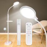 SOLLA Daylight Therapy Lamp, SAD Lights, UV-Free LED Therapy Lamp, 11,000 lux, 5 Colours and 10 Adjustable Brightness Levels, Touch Control with Remote Controls, Regulate Emotions