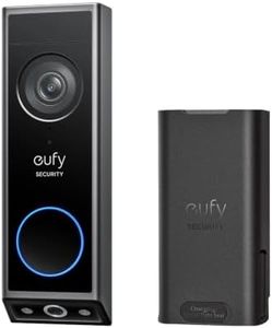 eufy Security Video Doorbell E340 Kit with Battery, 2K FHD, Built-in 8GB
