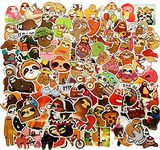 Sloth Stickers Kids Friendly Sticker Decals for Water Bottle Laptop Phone Bicycle Luggage Travel Case,100PCs Sloth Stickers for Kids