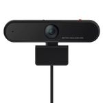 Lenovo HD 1080p Webcam (LC50) - Monitor Camera with 90° Wide Angle, Dual Microphones & Smart Video Capture – Magnetic Desktop Cam w/Privacy Shutter & Light for Virtual Class, Meetings & Conferences