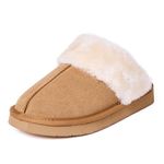 Minnetonka Women's Chesney Scuff Flat, Cinnamon, 8 M US