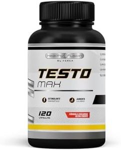 Testosterona hombre | Energía, Fuerza, Musculación y Vigor | Maca Andina, Ginseng, Tribulus y Taurina | Estimulante Energético | Mejora el rendimiento deportivo y muscular | Vigorizante | 120 cápsulas
