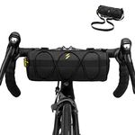 ROCKBROS Bike Handlebar Bag Bicycle Front Bag Large Capacity Cycling Handlebar Bag with Shoulder Strap Storage Bag for MTB Mountain Road Bikes Scooters, Approx. 2L