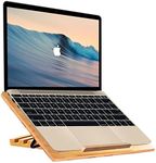 wishacc Laptop Stand, Ventilated Universal Lightweight Adjustable Ergonomic Laptop Cooling Stand for 12-17 inches Laptop and Tablet, Perfect for MacBook, ThinkPad, Dell, HP, etc.