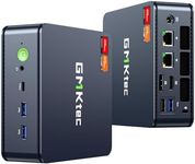 GMKtec M6 Ultra Gaming Mini PC Ryzen 5 7640HS (Upgraded 6600H/ 6800U), 32GB RAM DDR5 1TB SSD Dual NIC LAN 2.5GbE Mini Computers Office Home, Triple 4K Display, WiFi 6, USB4, BT 5.2, DP, HDMI 2.0