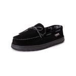 MUK LUKS Men's Paul Slipper, Black, 11 Wide