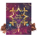 Monty Bojangles Enchanting Winter Nights Advent Calendar 2024 Chocolate Truffles (235g), Gifts For Chocolate Lovers With Delicious Truffles, Luxury Christmas Advent Calendar