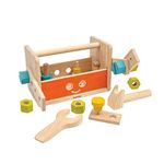 Plan Toys Robot Tool Box - Wooden Set