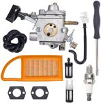 Mikatesi BR600 Carburetor for Stihl BR 600 BR550 BR500 Backpack Blower Replace C1Q-S183 C1Q-S184 Carb 4282-120-0606 4282-120-0607 4282-120-0608