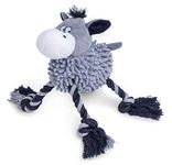 Petface Farmyard Buddies Noodle Donkey Plush Dog Toy