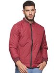 Ryker Mens Casual Regular Fit Zipper Lightweight Bomber Jacket Sportswear Jacket Windbreaker Softshell (MaroonSize - L)