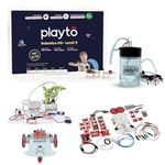 PLAYTO LABS Playto Robotics Kit Level 5 || 4 Free Live 1-1 Classes Worth Rs. 3000 || Diy Programming Robot Kit || 1000+ Projects || Best Educational Birthday Gift Toy For Kids Aged 8+, 10+, 12+ Years