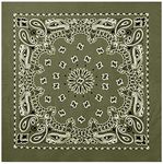 Trainmen Bandanas 27'' X 27''Olive Drab