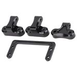 VGEBY RC Servo Bracket, Servo Mount Aluminum Alloy High Strength Replacement Beam Servo Mount for LCG 1/10 RC Cars RC Accessories 78Mm