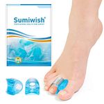 Sumiwish 10 Pack Big Toe Separators, Silicone Toe Spacers for Overlapping Toes, Bunion Correctors for Bunion Pain Relief