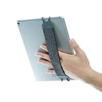 TFY Security Hand Strap Holder for Tablets, iPad, & e-Readers - iPad Pro, iPad, iPad mini 4, iPad Air 2, Samsung Galaxy Tab & Note - Google Nexus - Asus Transformer Book and More -Gray